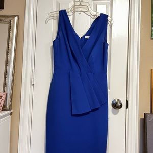 Calvin Klein Royal Blue Pleated Dress Women’s Size 4
